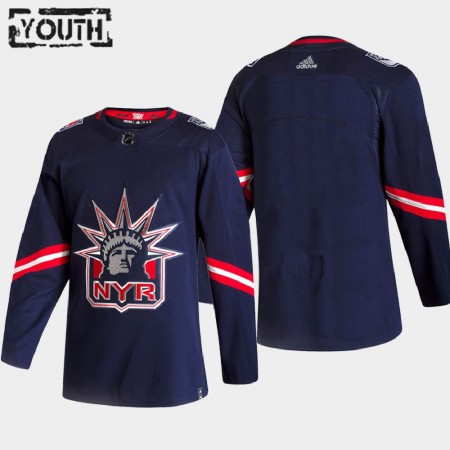 Dětské Hokejový Dres New York Rangers Dresy Blank 2020-21 Reverse Retro Authentic